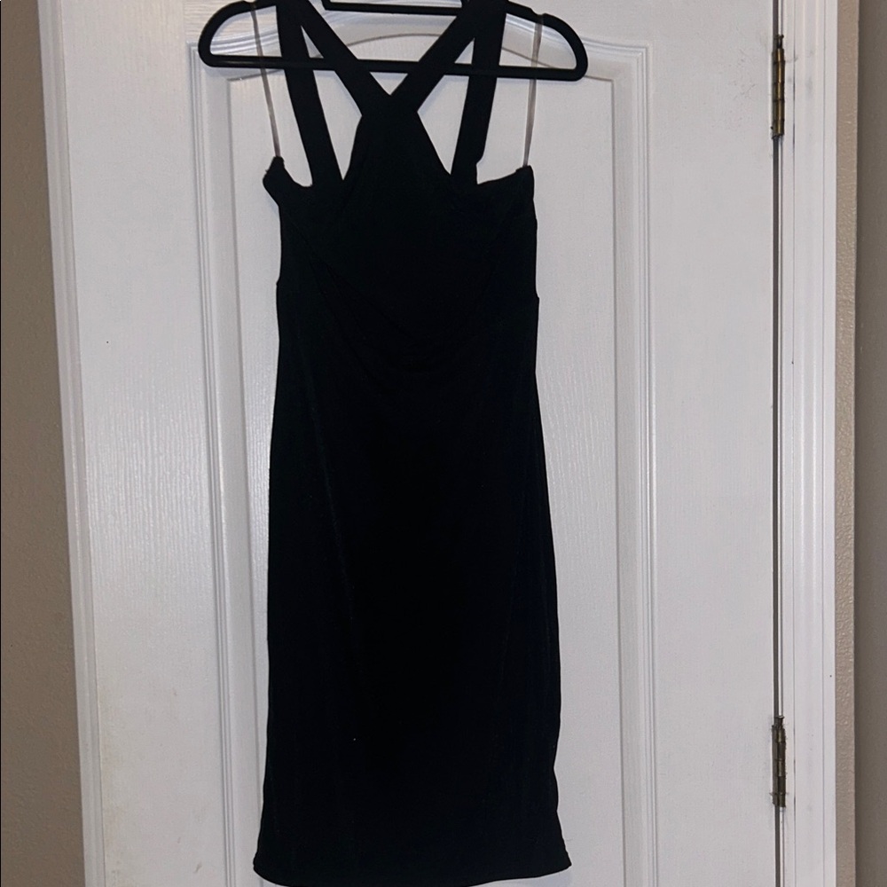 Lioness Black Backless Dress